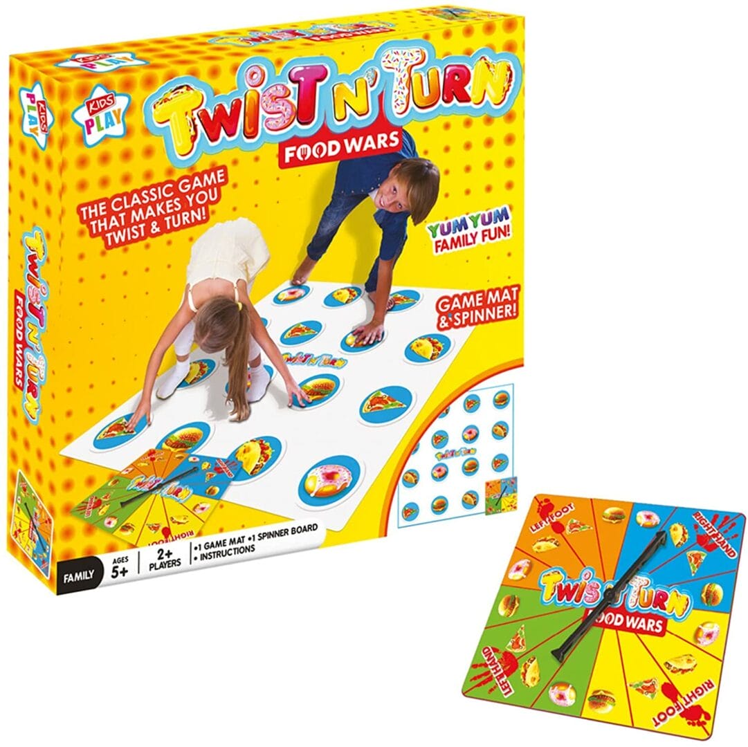 Kids Play Activity Twist Turn Food Wars Game - Cardies